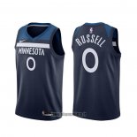 Maillot Minnesota Timberwolves D'angelo Russell NO 0 Icon Bleu