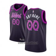 Maillot Minnesota Timberwolves Personnalise Ville 2018-19 Volet