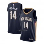 Maillot New Orleans Pelicans Brandon Ingram No 14 Icon 2020-21 Bleu
