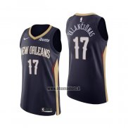 Maillot New Orleans Pelicans Jonas Valanciunas NO 17 Icon Authentique Bleu