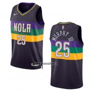 Maillot New Orleans Pelicans Trey Murphy III NO 25 Ville 2022-23 Volet