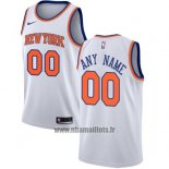 Maillot New York Knicks Personnalise 2017-18 Blanc