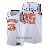 Maillot New York Knicks Reggie Bullock No 25 Statement Blanc