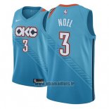 Maillot Oklahoma City Thunder Nerlens Noel No 3 Ville 2018-19 Bleu