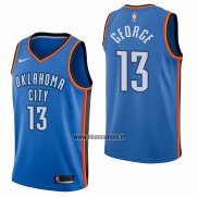 Maillot Oklahoma City Thunder Paul George NO 13 Icon Bleu