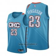 Maillot Oklahoma City Thunder Terrance Ferguson No 23 Ville Edition Bleu