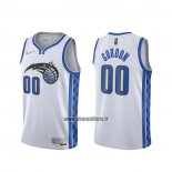 Maillot Orlando Magic Aaron Gordon No 00 Earned 2020-21 Blanc