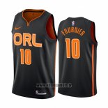 Maillot Orlando Magic Evan Fournier No 10 Ville Edition Noir2