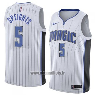 Maillot Orlando Magic Marreese Speights No 5 Association 2018 Blanc