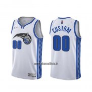 Maillot Orlando Magic Personnalise Earned 2020-21 Blanc