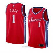 Maillot Philadelphia 76ers Norvel Pelle No 1 Statement 2018 Rouge