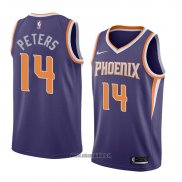 Maillot Phoenix Suns Alec Peters No 14 Icon 2018 Volet