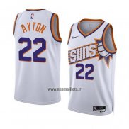 Maillot Phoenix Suns Deandre Ayton NO 22 Association 2023-24 Blanc