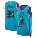 Maillot Phoenix Suns Kevin Durant NO 35 Ville 2022-23 Bleu