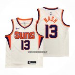 Maillot Phoenix Suns Steve Nash NO 13 Association Blanc