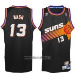 Maillot Phoenix Suns Steve Nash No 13 Retro Noir