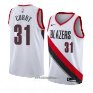 Maillot Portland Trail Blazers Seth Curry No 31 Association 2018 Blanc