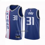 Maillot Sacramento Kings Jordan Ford NO 31 Ville 2023-24 Bleu