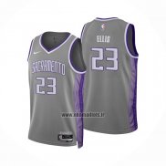 Maillot Sacramento Kings Keon Ellis NO 23 Ville 2022-23 Gris