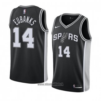 Maillot San Antonio Spurs Drew Eubanks No 14 Icon 2018 Noir