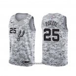 Maillot San Antonio Spurs Jakob Poeltl NO 25 Earned Camuflaje