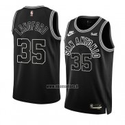 Maillot San Antonio Spurs Romeo Langford NO 35 Classic 2022-23 Noir