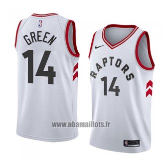 Maillot Tornto Raptors Danny Green No 14 Association 2018 Blanc