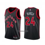 Maillot Tornto Raptors Khem Birch No 24 Statement 2020-21 Noir