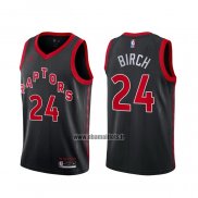 Maillot Tornto Raptors Khem Birch No 24 Statement 2020-21 Noir