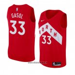 Maillot Tornto Raptors Marc Gasol No 33 Earned 2018-19 Rouge