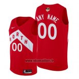 Maillot Tornto Raptors Personnalise Earned 2018-19 Rouge
