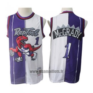 Maillot Tornto Raptors Tracy Mcgrady No 1 1998-99 Retro Volet