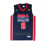 Maillot USA 1992 Scottie Pippen No 8 Noir