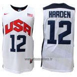 Maillot USA 2012 James Harden No 12 Blanc