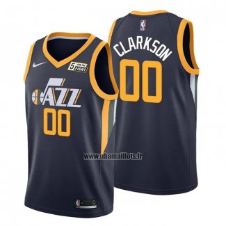 Maillot Utah Jazz Jordan Clarkson NO 00 Icon Bleu