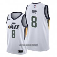 Maillot Utah Jazz Miye Oni No 8 Association 2019-20 Blanc