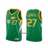 Maillot Utah Jazz Rudy Gobert No 27 Earned 2020-21 Vert