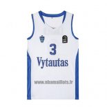 Maillot Vytautas Liangelo Ball No 3 Blanc