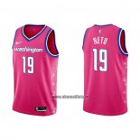 Maillot Washington Wizards Raul Neto NO 19 Ville 2022-23 Rosa