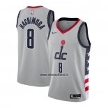 Maillot Washington Wizards Rui Hachimura No 8 Ville 2020-21 Gris