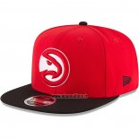 Casquette Atlanta Hawks 9FIFTY Noir Rouge