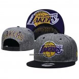 Casquette Los Angeles Lakers Ajustable Gris