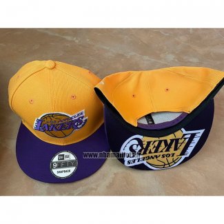 Casquette Los Angeles Lakers Volet Jaune