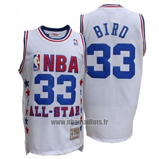 Maillot All Star 1990 Larry Bird No 33 Blanc