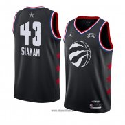 Maillot All Star 2019 Tornto Raptors Pascal Siakam No 43 Noir