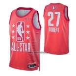 Maillot All Star 2022 Utah Jazz Rudy Gobert NO 27 Marron