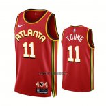 Maillot Atlanta Hawks Trae Young NO 11 Icon 2022-23 Rouge