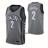 Maillot Brooklyn Nets Blake Griffin NO 2 Statement 2021 Gris