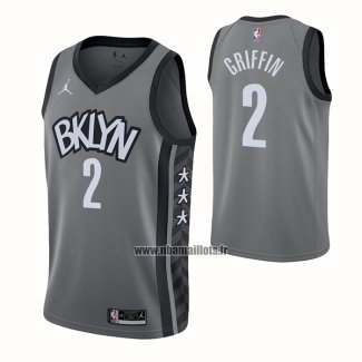 Maillot Brooklyn Nets Blake Griffin NO 2 Statement 2021 Gris