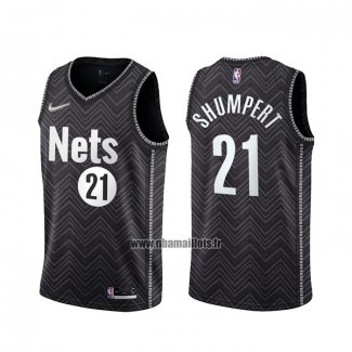 Maillot Brooklyn Nets Iman Shumpert No 21 Earned 2020-21 Noir